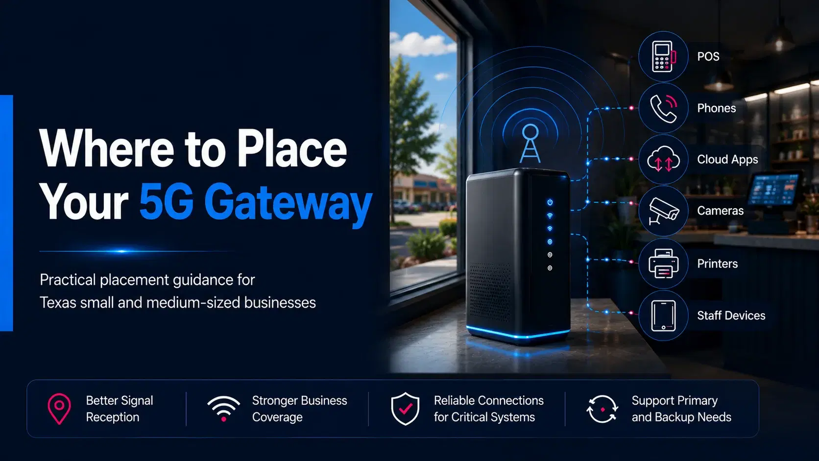 Where Should You Place a 5G Business Internet Gateway?