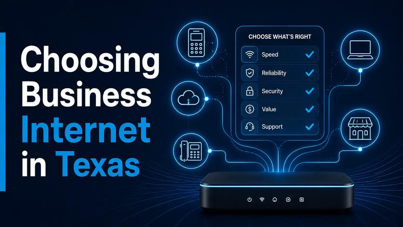 How to Choose Business Internet for a Small Business in Texas